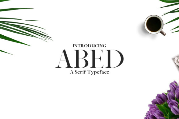 Abed Font: A Bold Serif for Creative Makers