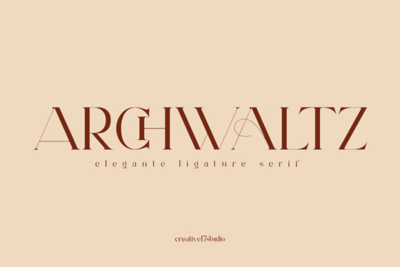 Archwaltz Font: A Professional Choice for Your Brand