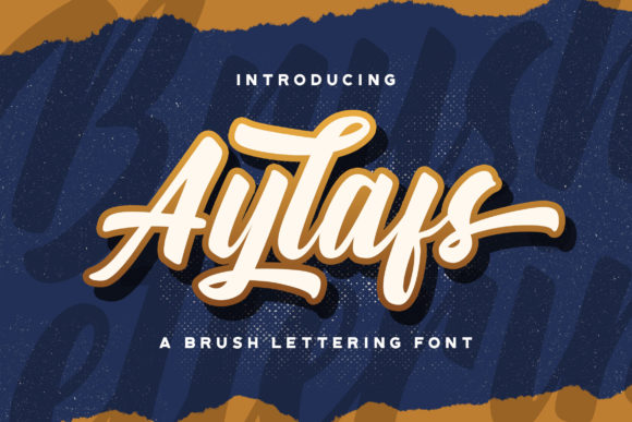Aylafs: A Bold Handwritten Typeface for Marketers