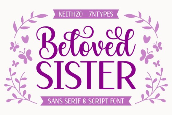 Beloved Sister Duo Font: A Polished Touch for Your Brand