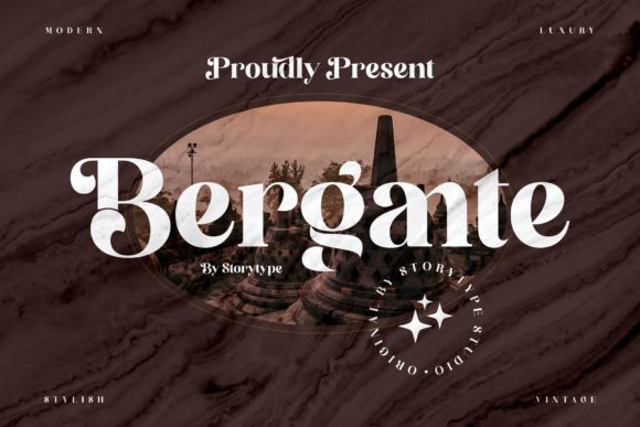 Bergante: A Bold Typeface for a Polished Brand Identity