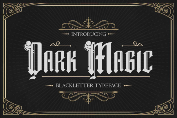 Dark Magic Typeface: A Bold Choice for Gothic-Inspired Campaigns