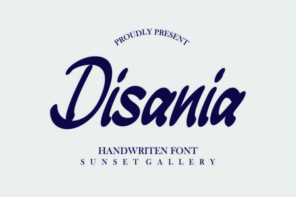 Disania: A Handwritten Font That Elevates My Brand