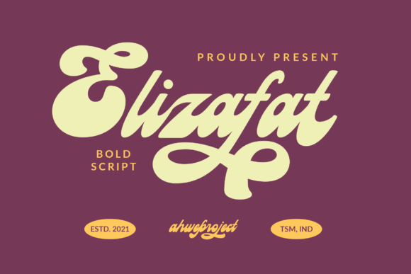 Elizafat: A Bold Handwritten Typeface for Web Design