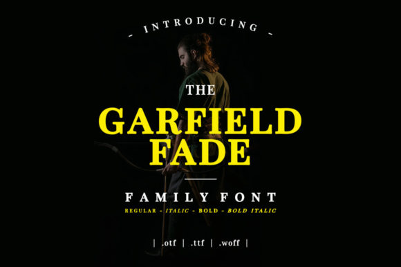 Garfield Fade Family: A Serene Typeface for Editorial Design