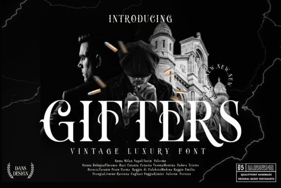 Gifters Font: A Gothic Touch for Your Digital Brand
