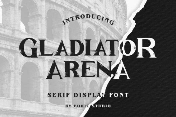 Gladiator Arena Font: A Bold Typeface for Creative Makers
