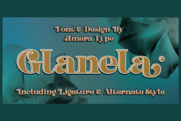 Glanela: A Bold Serif Font for Creative Makers