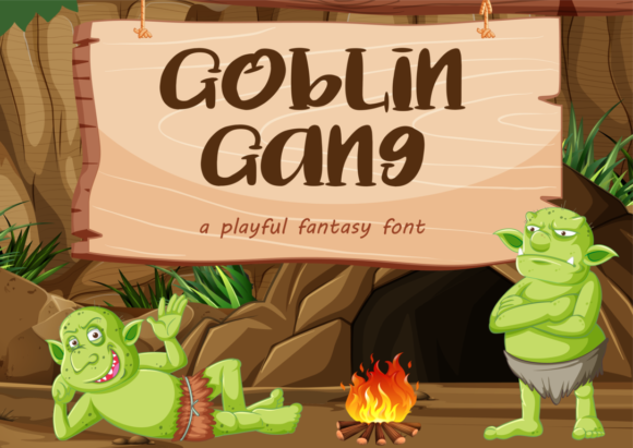 Goblin Gang: A Playful Typeface for Digital Designers