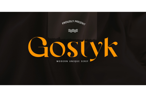 Gostyk Font: A Stylish Serif for Crafters and Product Creators