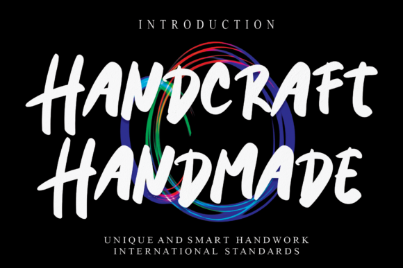 Handcraft Handmade: A Script Font for Creative Publishing