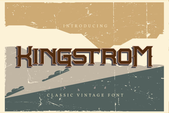 Kingstrom Font: A Bold Choice for Editorial Design