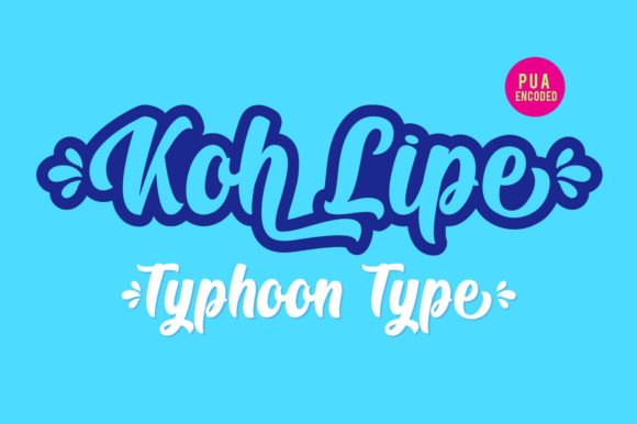 Koh Lipe: A Bold Handwritten Font for Digital Branding
