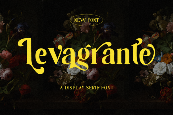 Levagrante: A Bold Serif Typeface for Craft Projects
