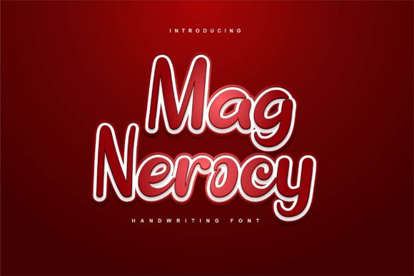 Mag Nerocy: A Bold Handwritten Typeface for Creative Branding