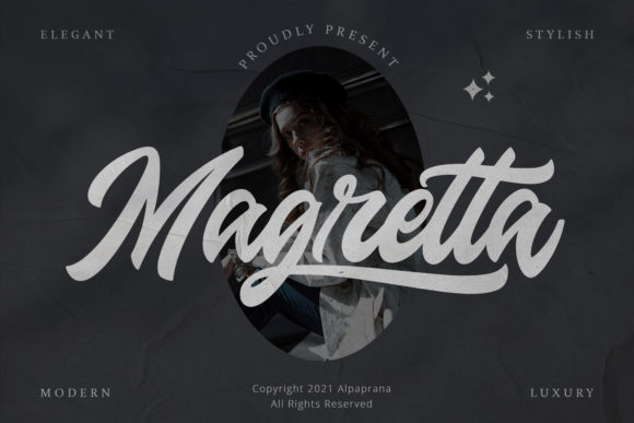 Magretta Font: A Stylish Handwritten Typeface for Crafters