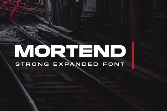 Mortend Font: A Bold Typeface for Digital Campaigns