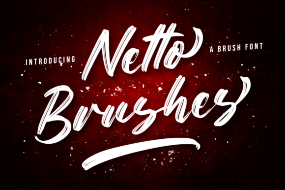 Netto Brushes: A Bold Handwritten Font for Branding Projects