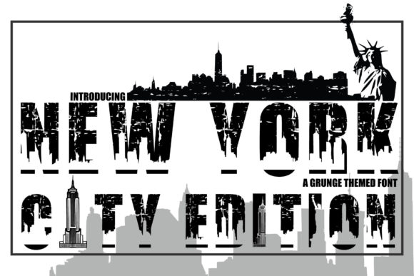 New York City Edition: A Bold Typeface for Urban Vibes
