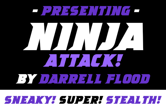 Ninja Attack Font: A Bold Serif for Digital Impact