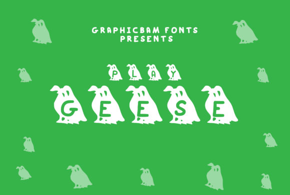 Play Geese Font: A Bold Decorative Typeface for Digital Design