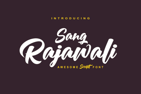 Rajawali Font: A Bold Handwritten Typeface for Marketers