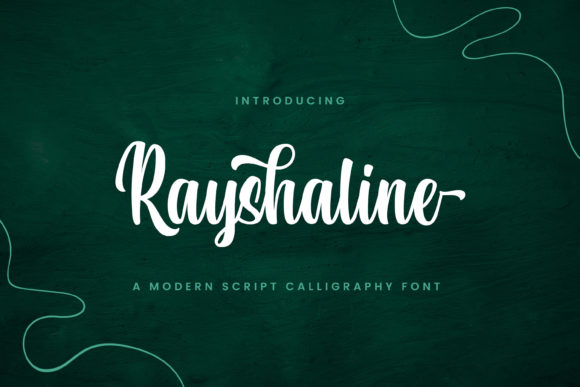 Rayshaline: A Bold Handwritten Typeface for Editorial Design