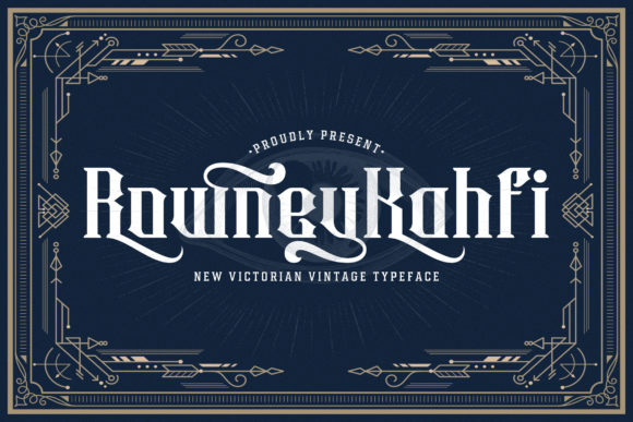 Rowney Kahfi: A Bold Blackletter Typeface for Powerful Branding