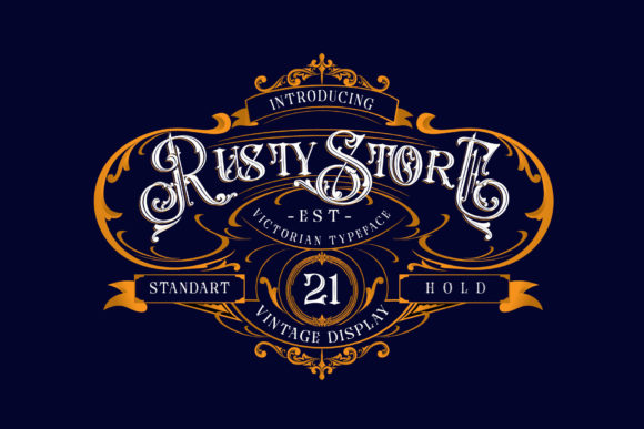 Rusty Store Font: Bold Typography for Memorable Brand Content