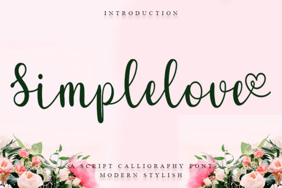 Simplelove: A Bold Handwritten Typeface for Stylish Branding