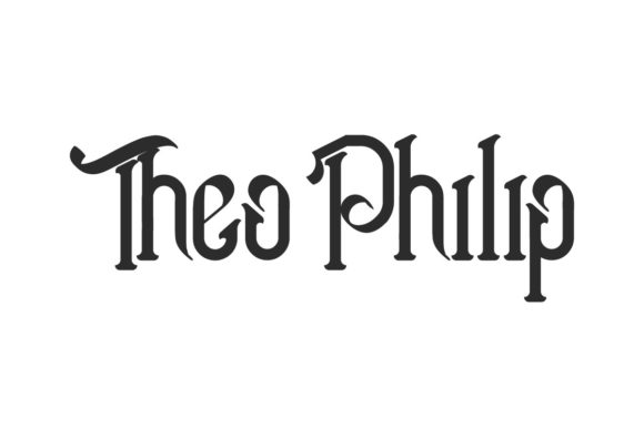 Theo Philip: A Bold Blackletter Font for Editorial Design