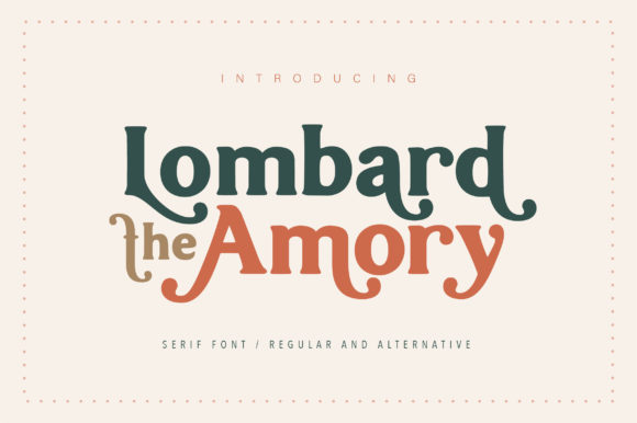 Upgrade Your Brand with the Lombard Serif Font