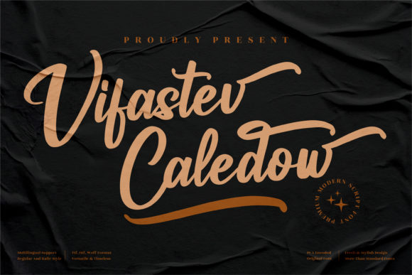 Vifastev Caledow Font Review for Web Design