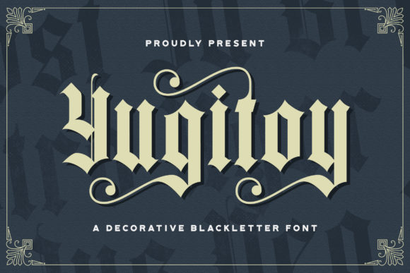 Yugitoy Font Review: A Bold Blackletter for Standout Branding